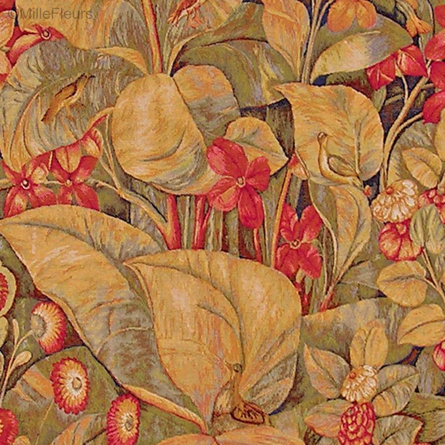 Tabaksbladeren Wandtapijten Verdures - Mille Fleurs Tapestries