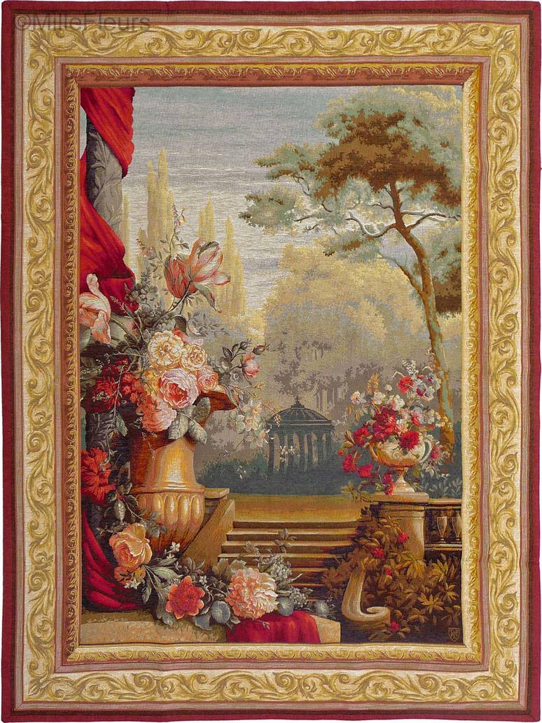 Bouquet Jardin Tapisseries murales Floraux et Nature - Mille Fleurs Tapestries
