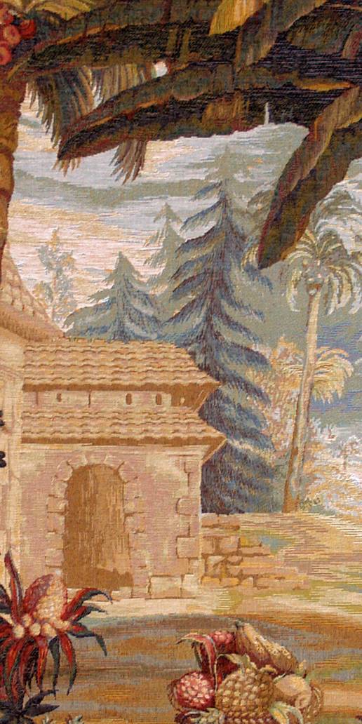 Recolectores de Piña, part Tapices de pared Orientalismo - Mille Fleurs Tapestries