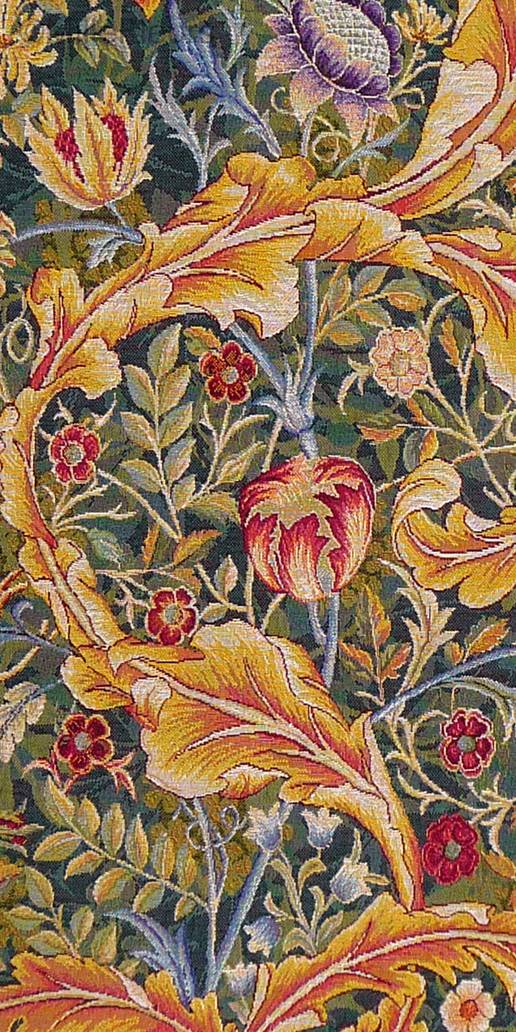 Acanthe, vert Tapisseries murales William Morris & Co - Mille Fleurs Tapestries