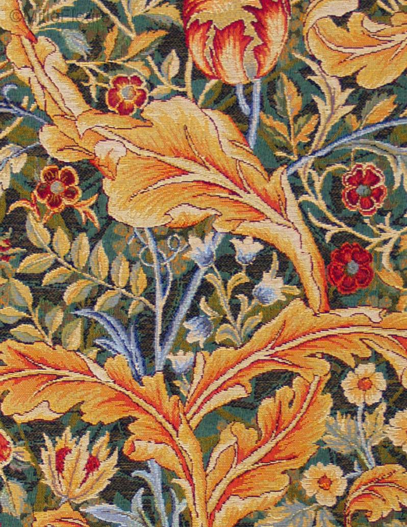 Acanthus, groen Wandtapijten William Morris & Co - Mille Fleurs Tapestries