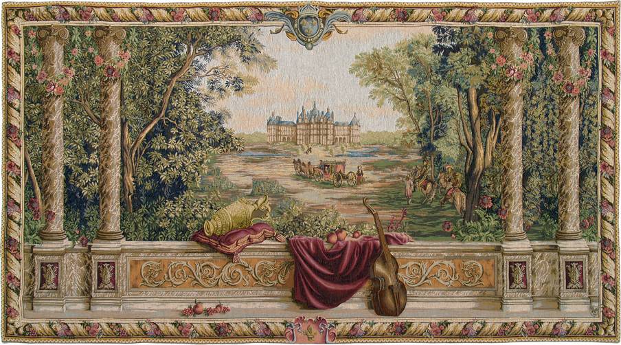 Verdure au Château Tapisseries murales Chateaux - Mille Fleurs Tapestries