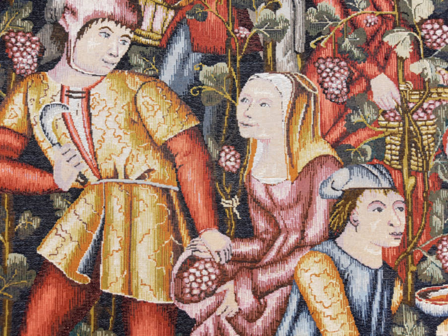 La Récolte Tapisseries murales Vendanges - Mille Fleurs Tapestries