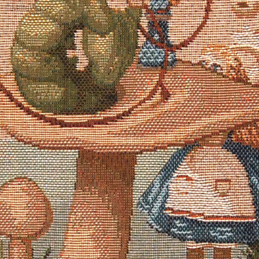 Le Caterpillar Housses de coussin Alice au Pays des Merveilles - Mille Fleurs Tapestries