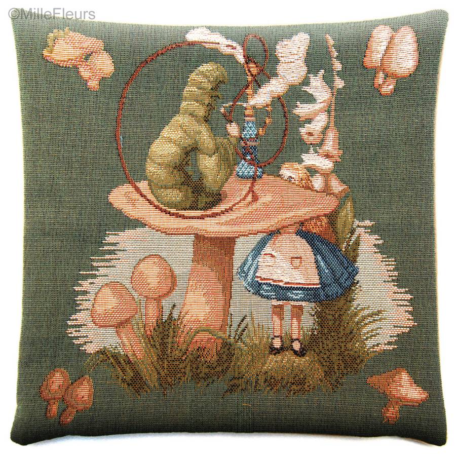 The Caterpillar Tapestry cushions Alice in Wonderland - Mille Fleurs Tapestries