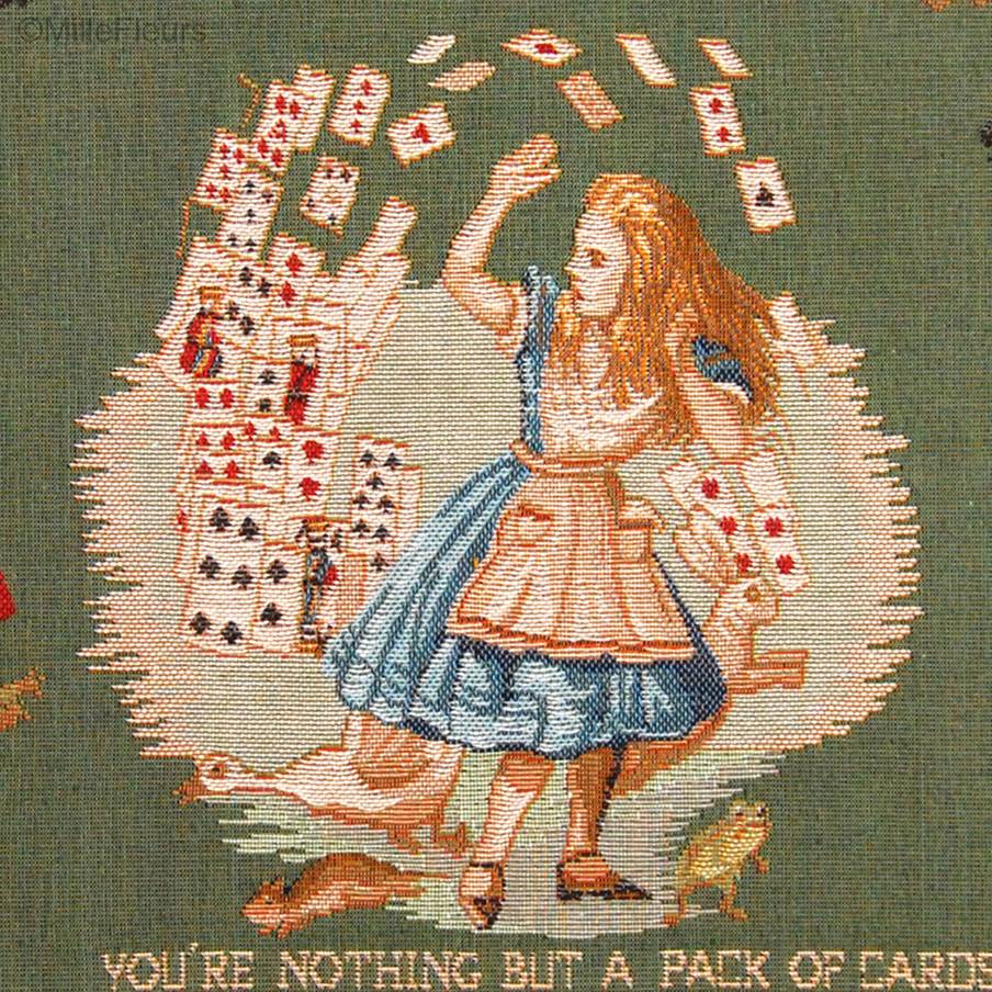 Kaartspel Sierkussens Alice in Wonderland - Mille Fleurs Tapestries