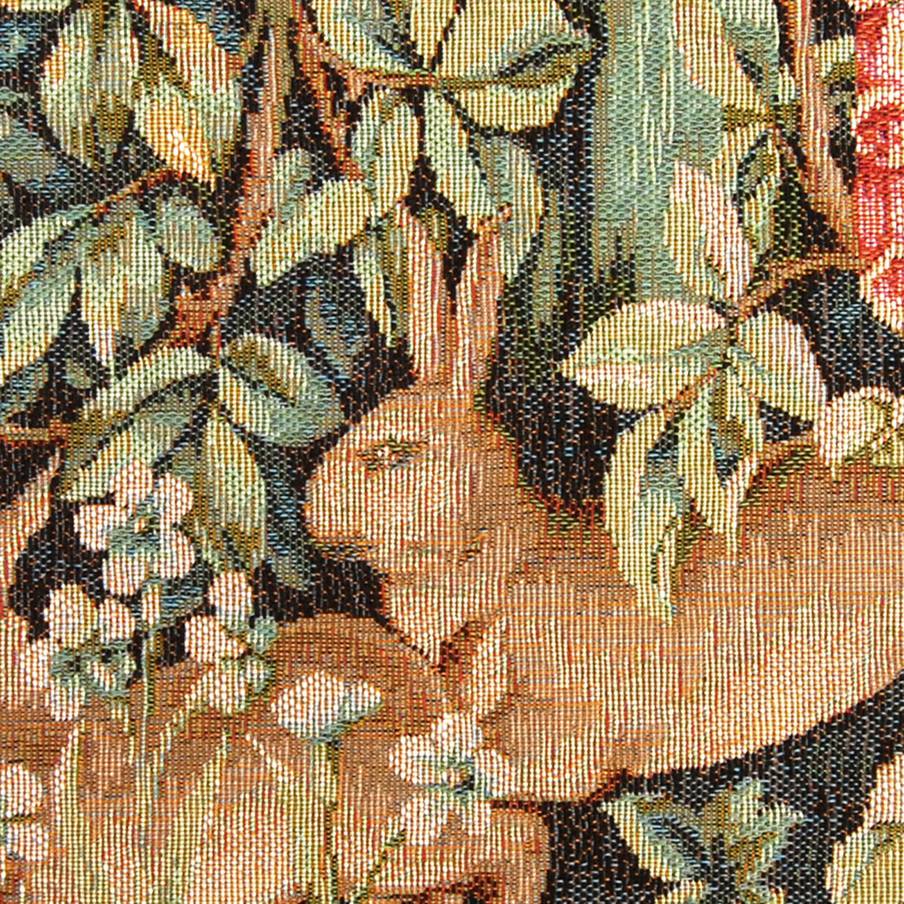 Dos Liebres (William Morris) Fundas de cojín William Morris & Co - Mille Fleurs Tapestries