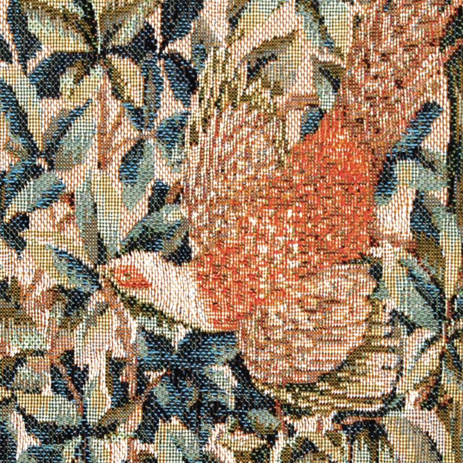 Faisán (William Morris) Fundas de cojín William Morris & Co - Mille Fleurs Tapestries