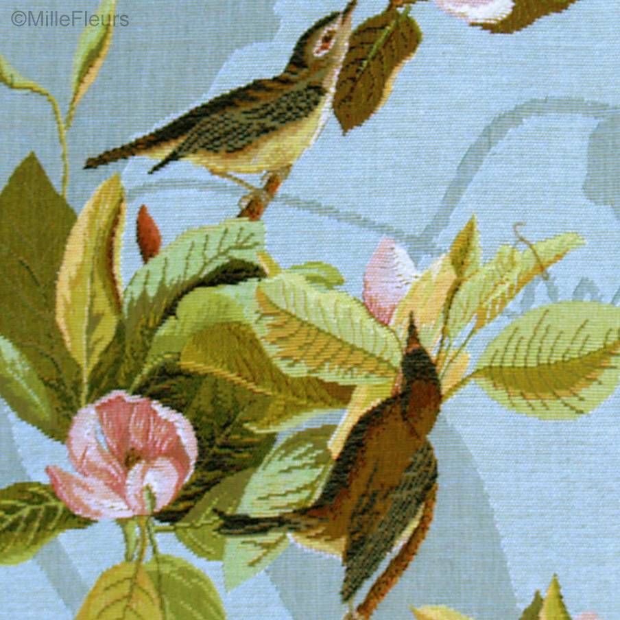 Flower and Bird Tapestry cushions Birds - Mille Fleurs Tapestries