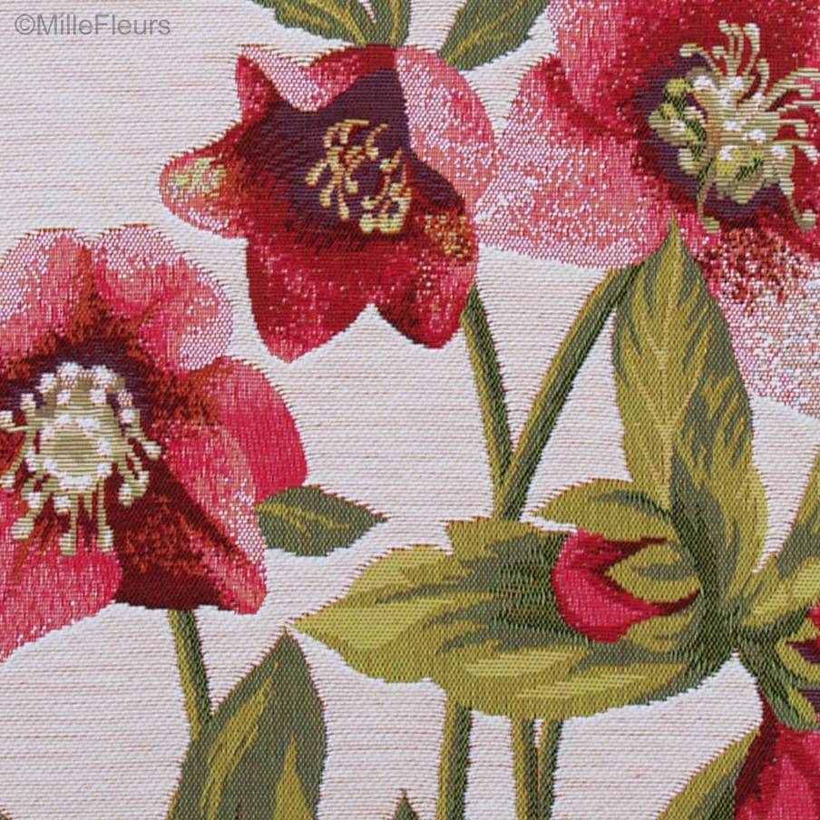 Kerstster Sierkussens Bloemen hedendaags - Mille Fleurs Tapestries