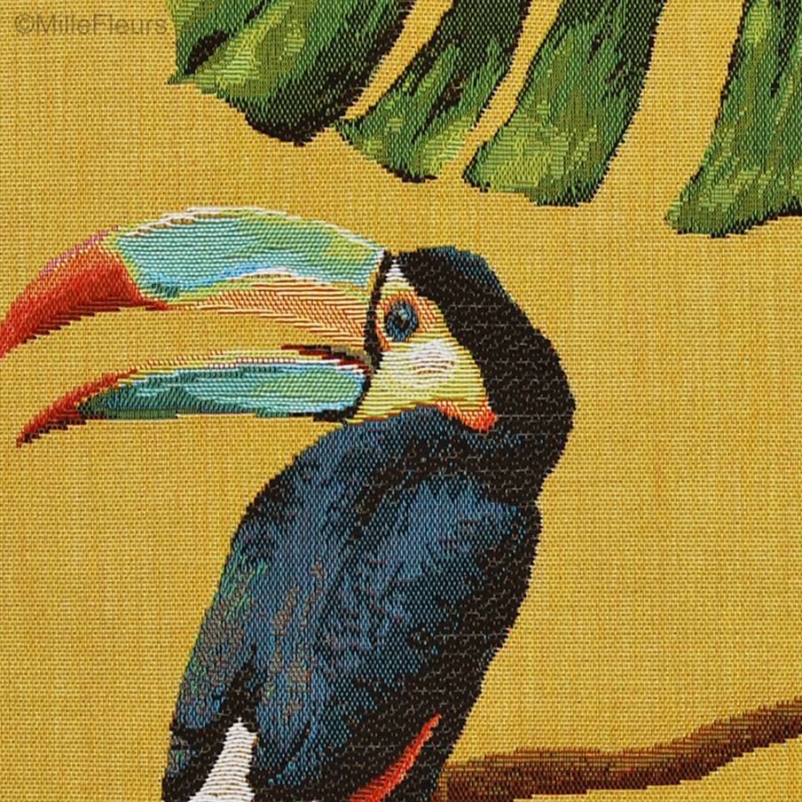 Toucan Housses de coussin Oiseaux - Mille Fleurs Tapestries