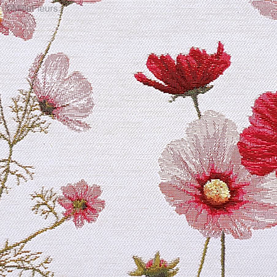 Cosmos Fundas de cojín Flores contemporánea - Mille Fleurs Tapestries