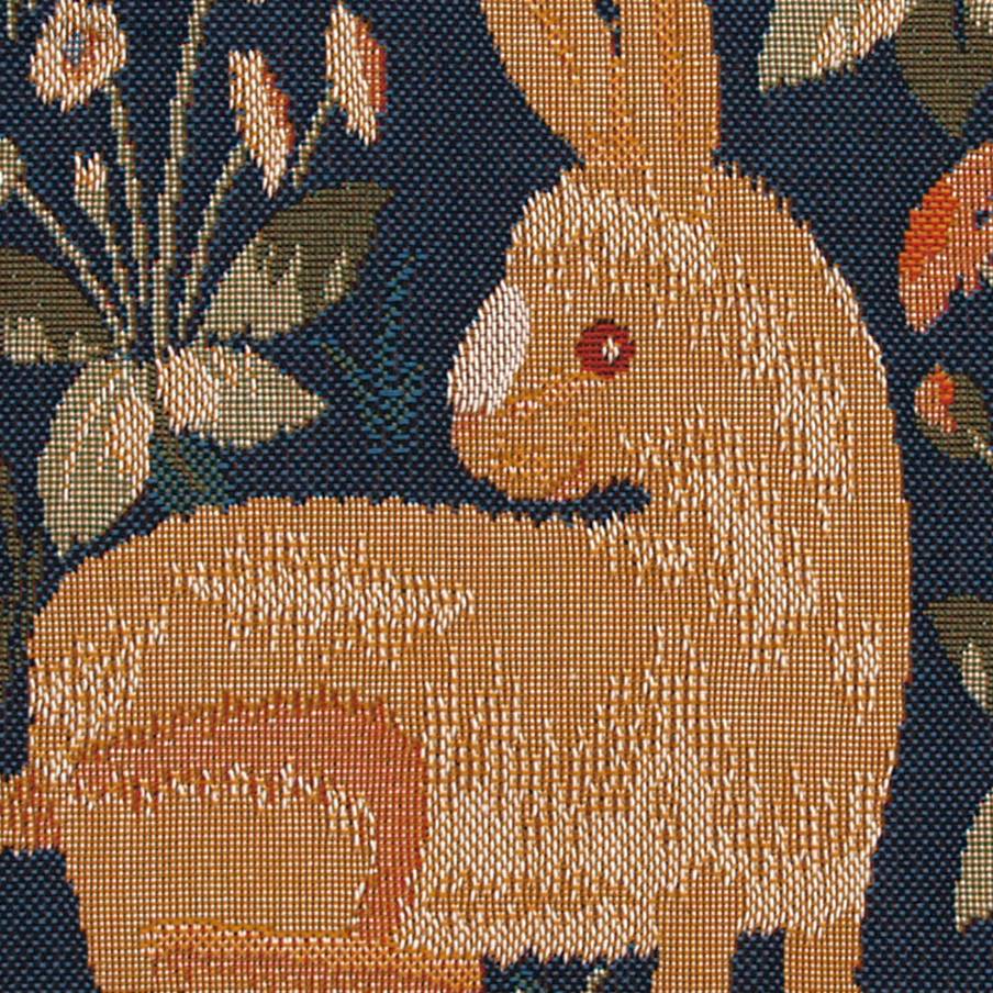 Lapin Housses de coussin Animaux - Mille Fleurs Tapestries