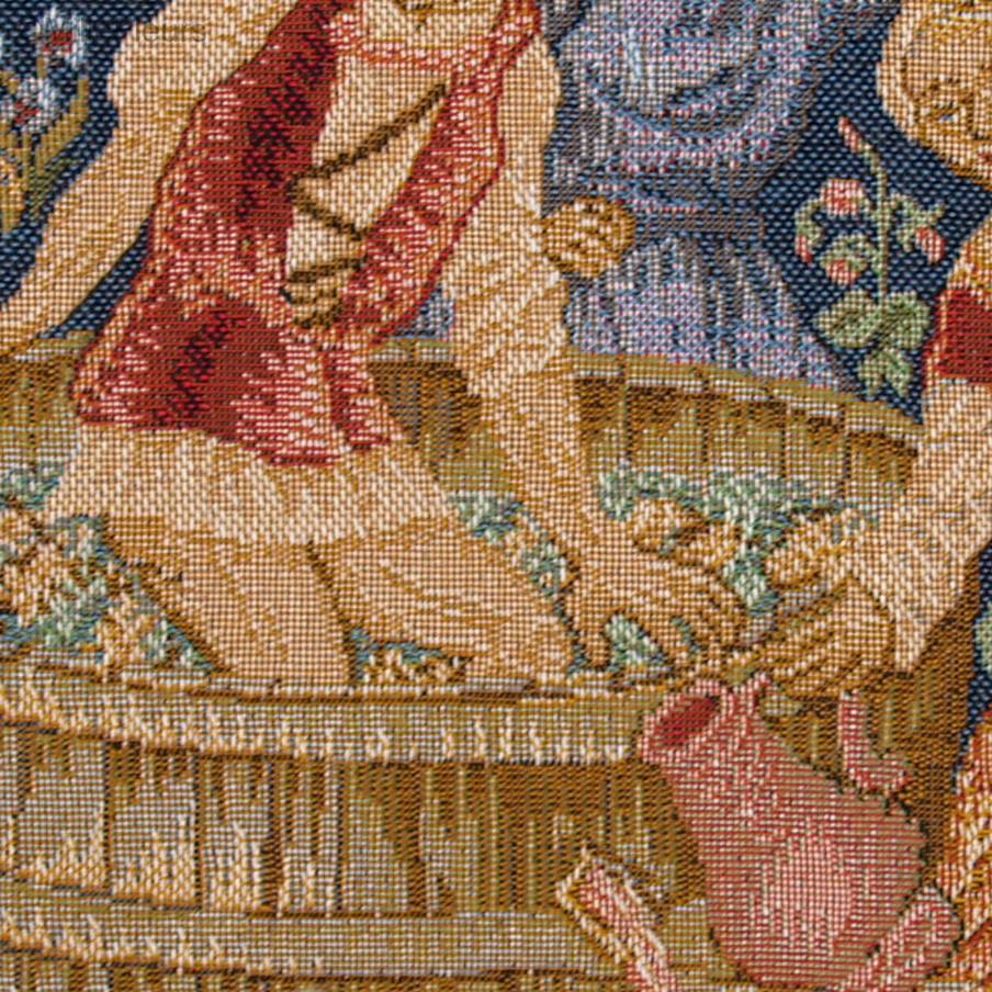Wijnpers Sierkussens Wijnmakerij - Mille Fleurs Tapestries
