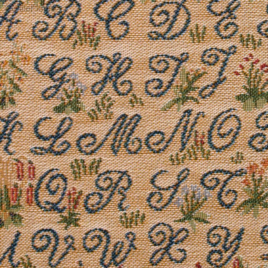 Alfabet Sierkussens Dieren - Mille Fleurs Tapestries