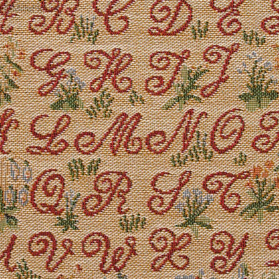 Alfabet Kussenslopen Dieren - Mille Fleurs Tapestries