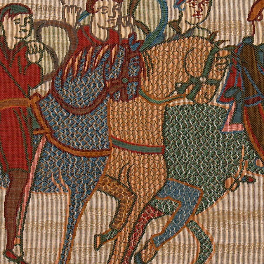 Bayeux Willelm Fundas de cojín Tapiz de Bayeux - Mille Fleurs Tapestries