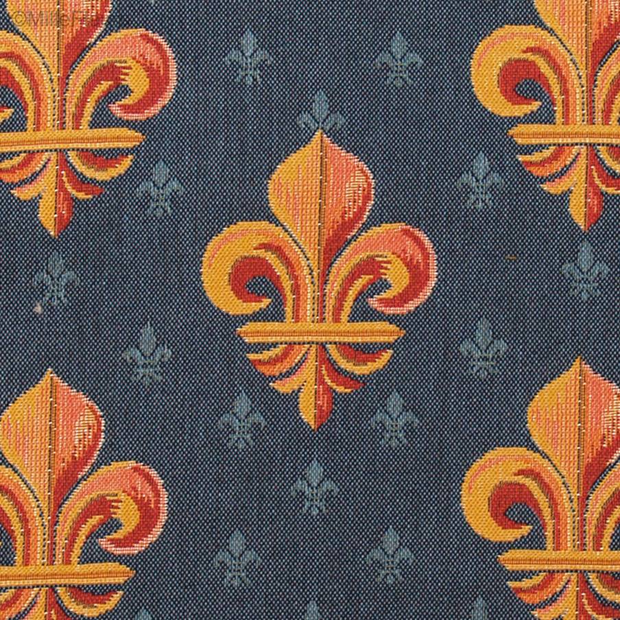 Fleur-de-Lys Sierkussens Fleur-de-Lis en Heraldiek - Mille Fleurs Tapestries