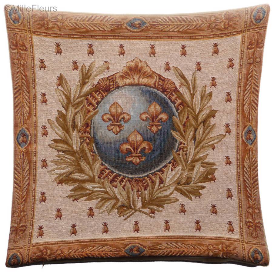 Empire Fleur-de-Lis Tapestry cushions Fleur-de-Lis and Heraldic - Mille Fleurs Tapestries