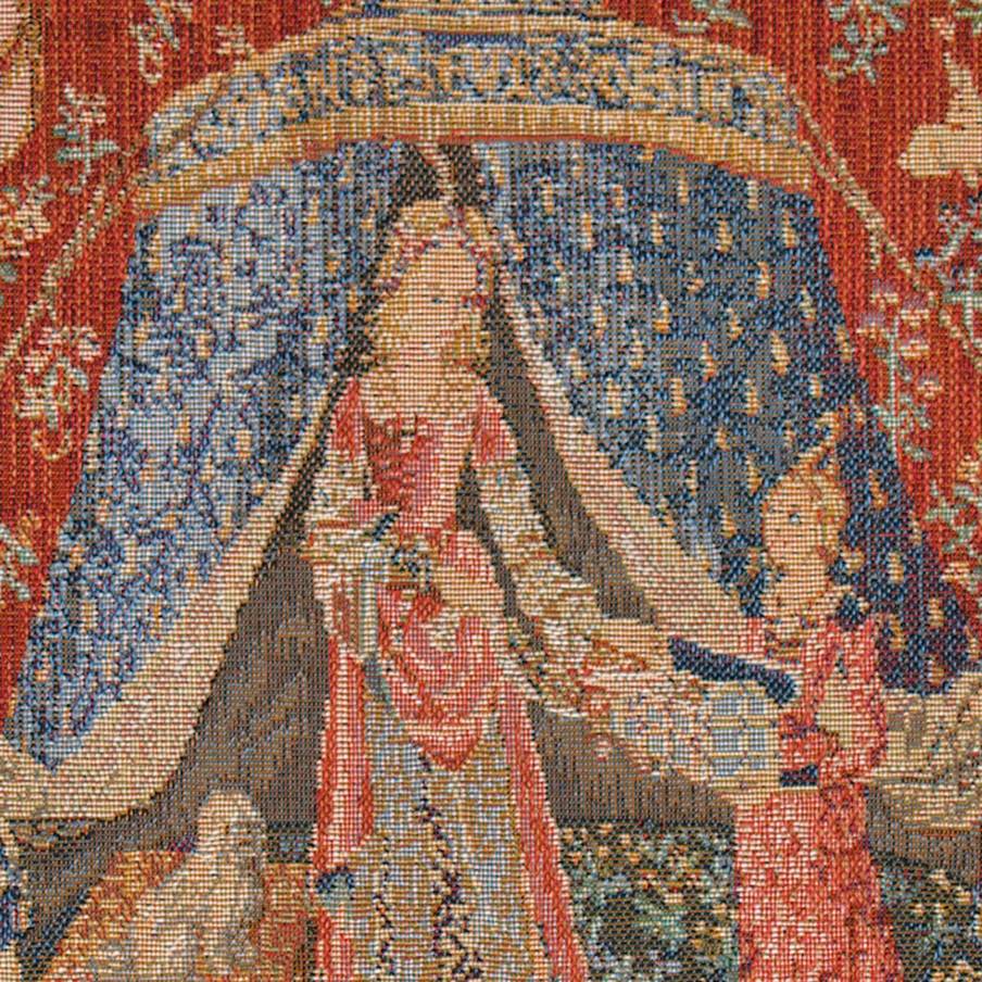 Deseo Fundas de cojín Serie del Unicornio - Mille Fleurs Tapestries