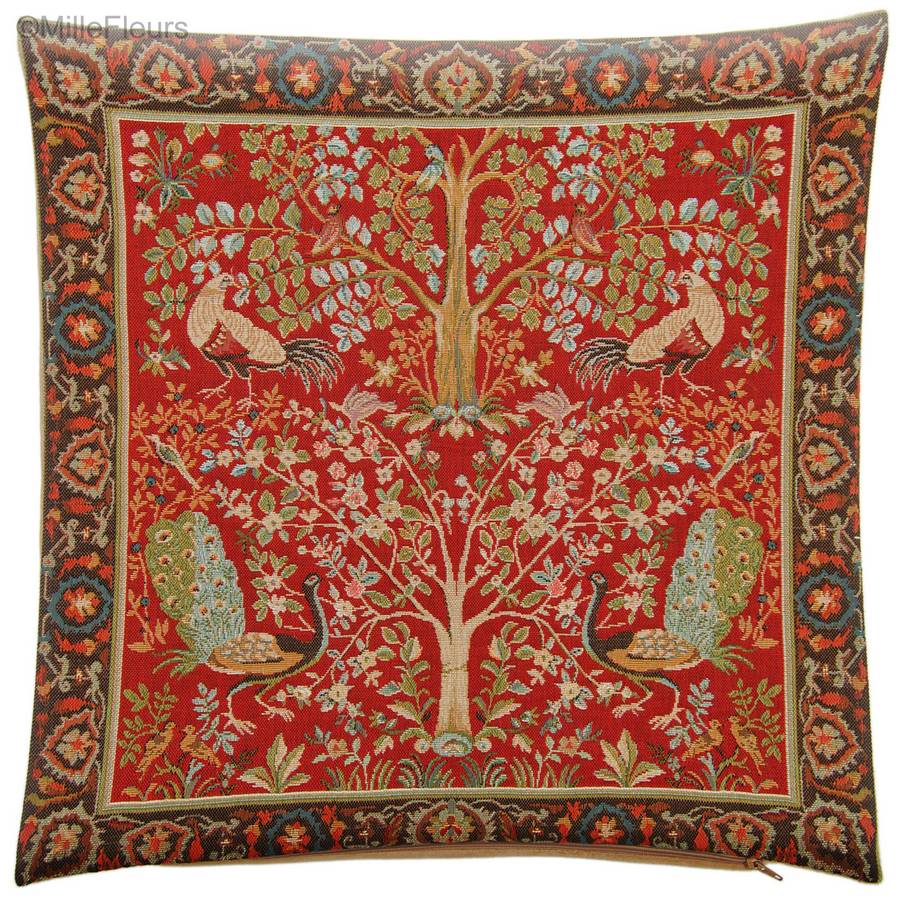 Levensboom (William Morris) Kussenslopen William Morris & Co - Mille Fleurs Tapestries