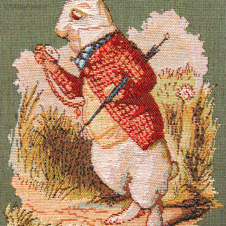 El Conejo Tarde Fundas de cojín Alicia en el País de las Maravillas - Mille Fleurs Tapestries