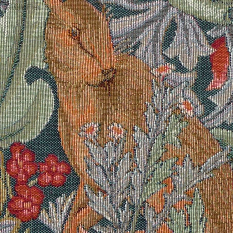 Lièvre (William Morris) Housses de coussin William Morris & Co - Mille Fleurs Tapestries