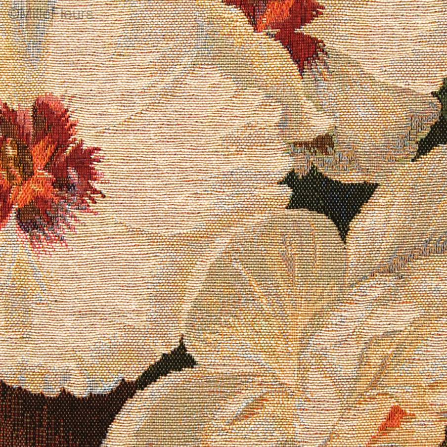 Hibiscus Tapestry cushions Classic Flowers - Mille Fleurs Tapestries