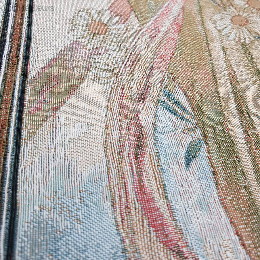 El Brillo del Día (Mucha) Tapices de pared Alfons Mucha - Mille Fleurs Tapestries