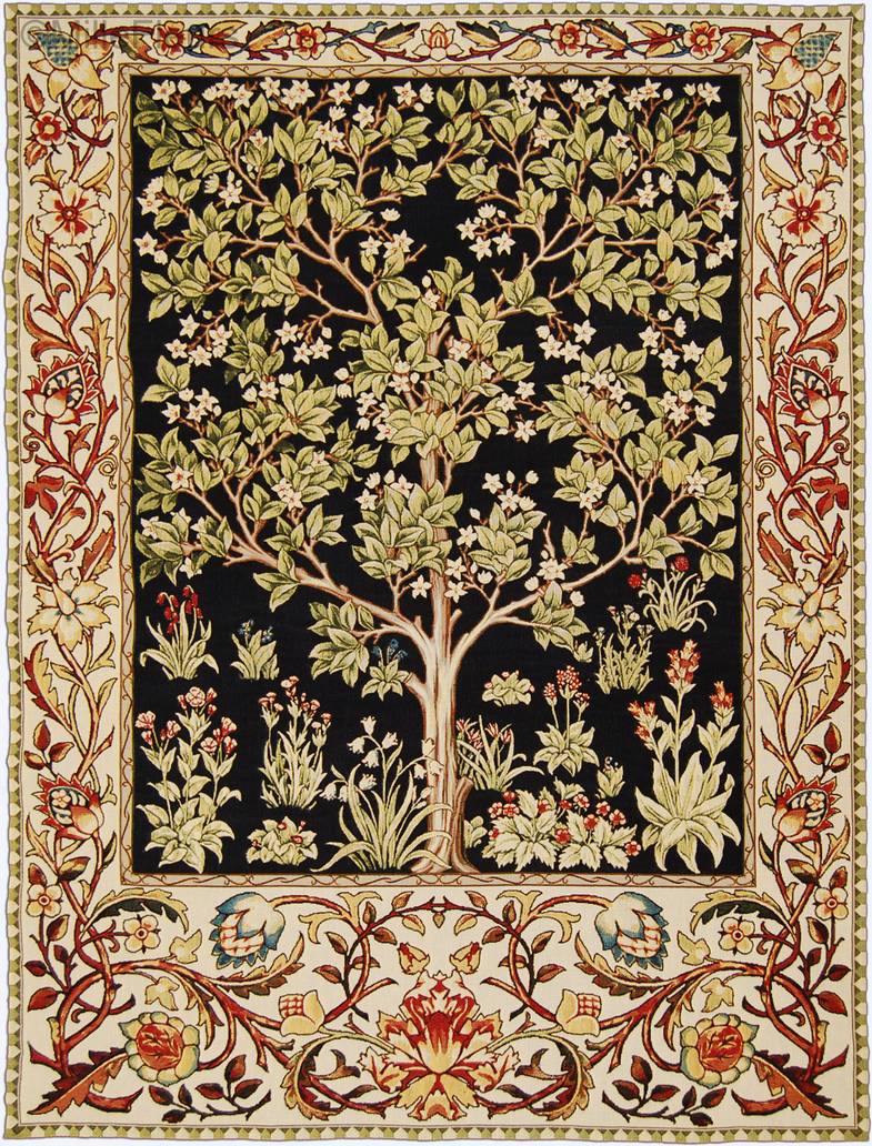 Levensboom (William Morris) Wandtapijten William Morris & Co - Mille Fleurs Tapestries