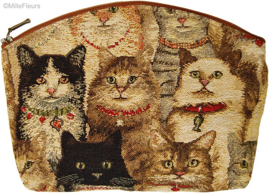 Cats Make-up Bags Various Designs - Mille Fleurs Tapestries