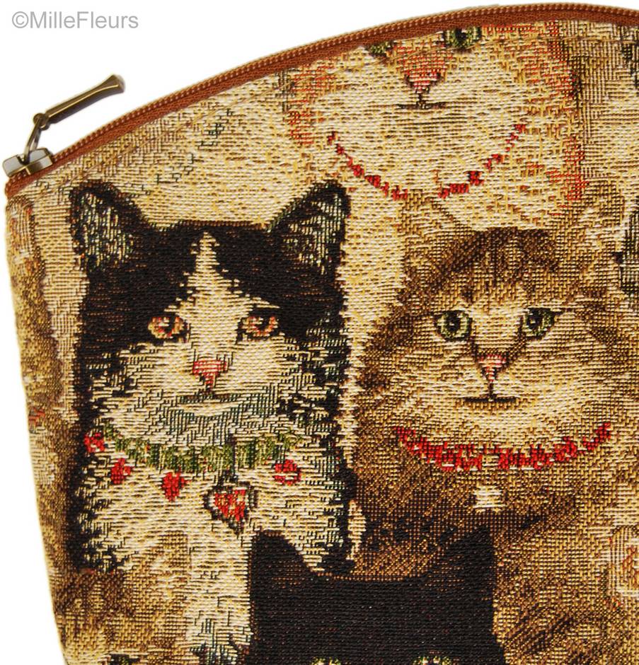 Katten Make-up Tasjes Diversen - Mille Fleurs Tapestries