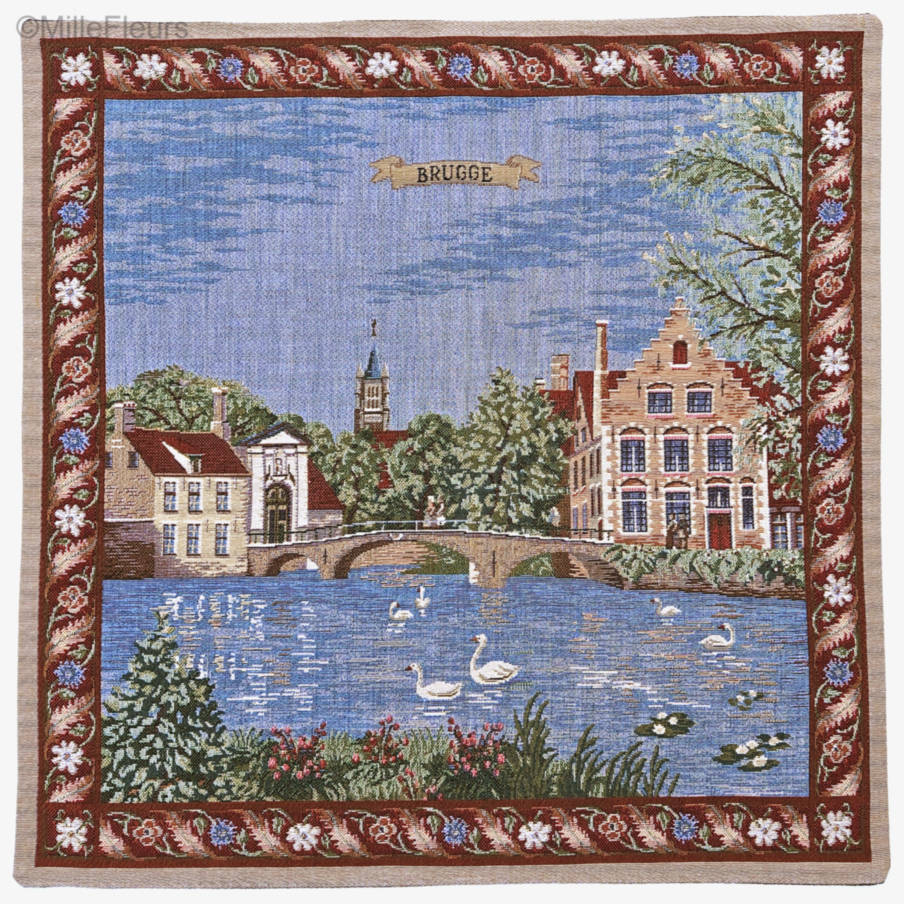 Béguinage de Bruges Tapisseries murales Bruges et la Flandre - Mille Fleurs Tapestries