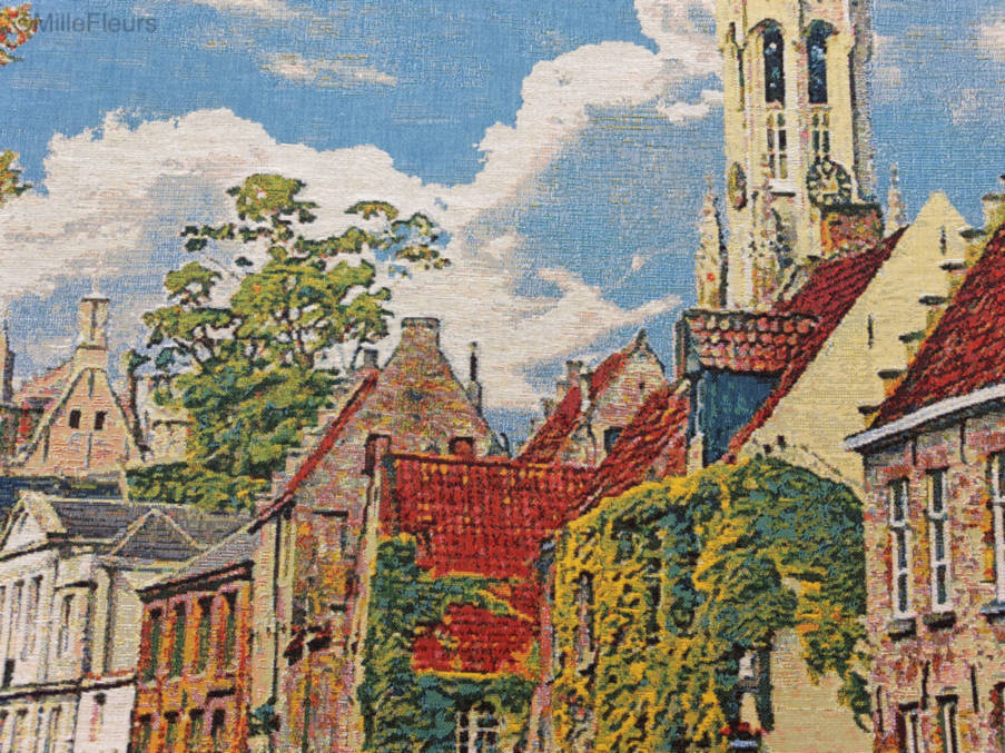 Groenerei en Brujas Tapices de pared Brujas y Flandes - Mille Fleurs Tapestries