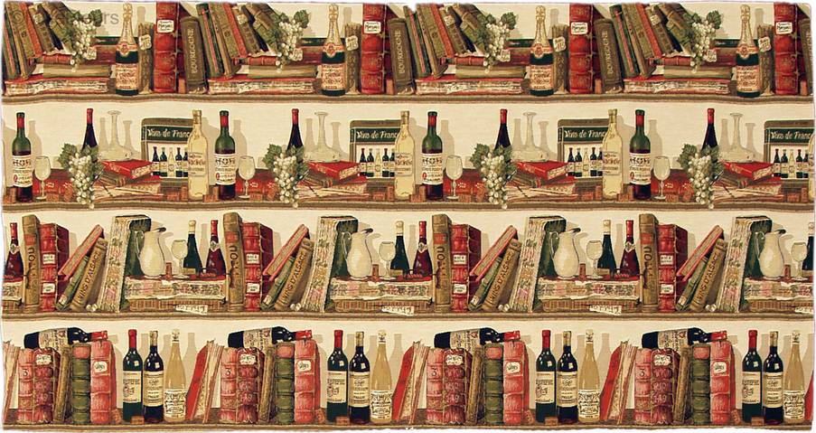 Estante para Libros e Vinos Tapices de pared Estantería - Mille Fleurs Tapestries