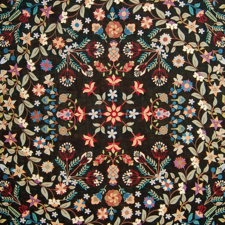 Wendy Plaids Fleurs - Mille Fleurs Tapestries