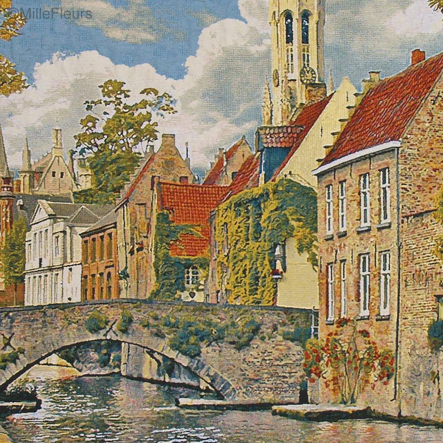Groenerei à Bruges Tapisseries murales Bruges et la Flandre - Mille Fleurs Tapestries