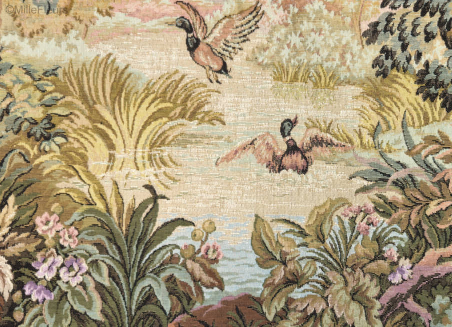 Caza del Ciervo Tapices de pared Verdure - Mille Fleurs Tapestries