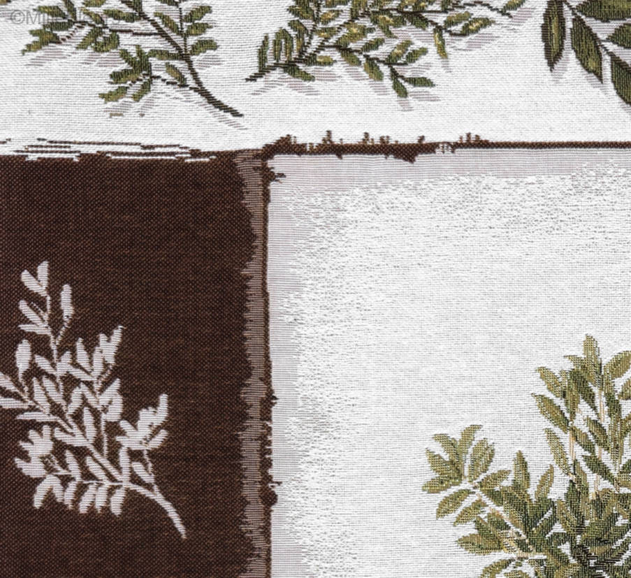 Un Pot de Terrasse Housses de coussin Fleurs contemporain - Mille Fleurs Tapestries