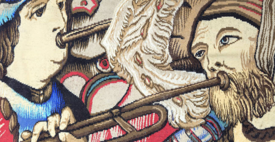Los Héroes Tapices de pared Renacimiento - Mille Fleurs Tapestries