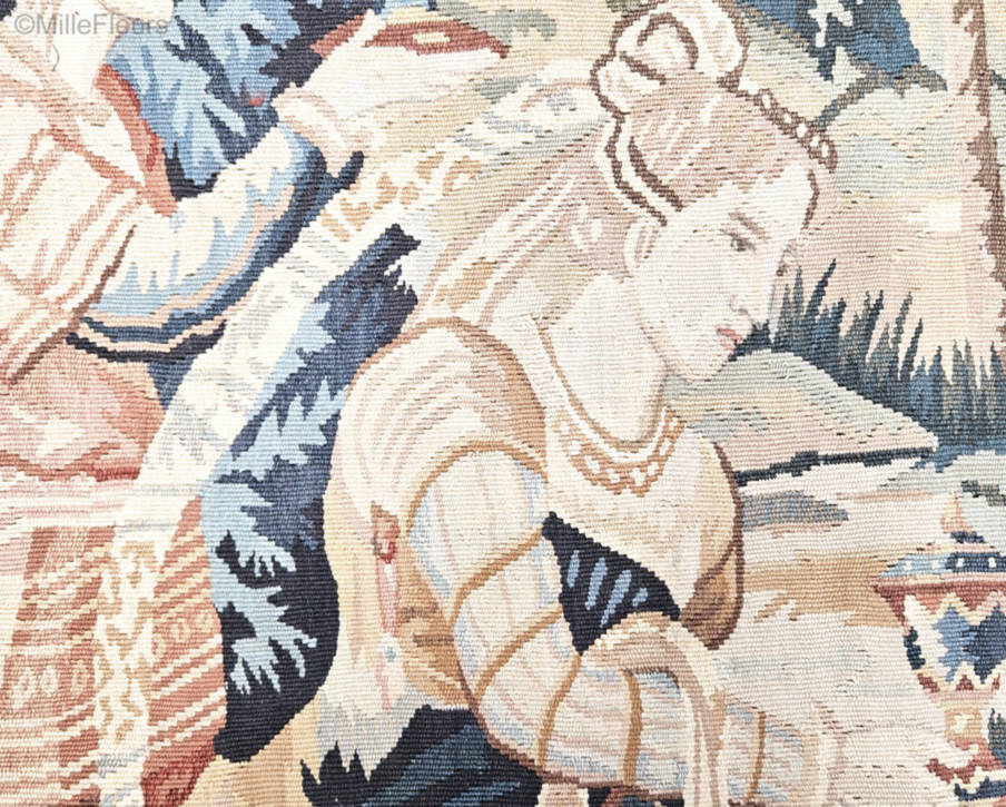 La Dote Nupcial Tapices de pared Renacimiento - Mille Fleurs Tapestries