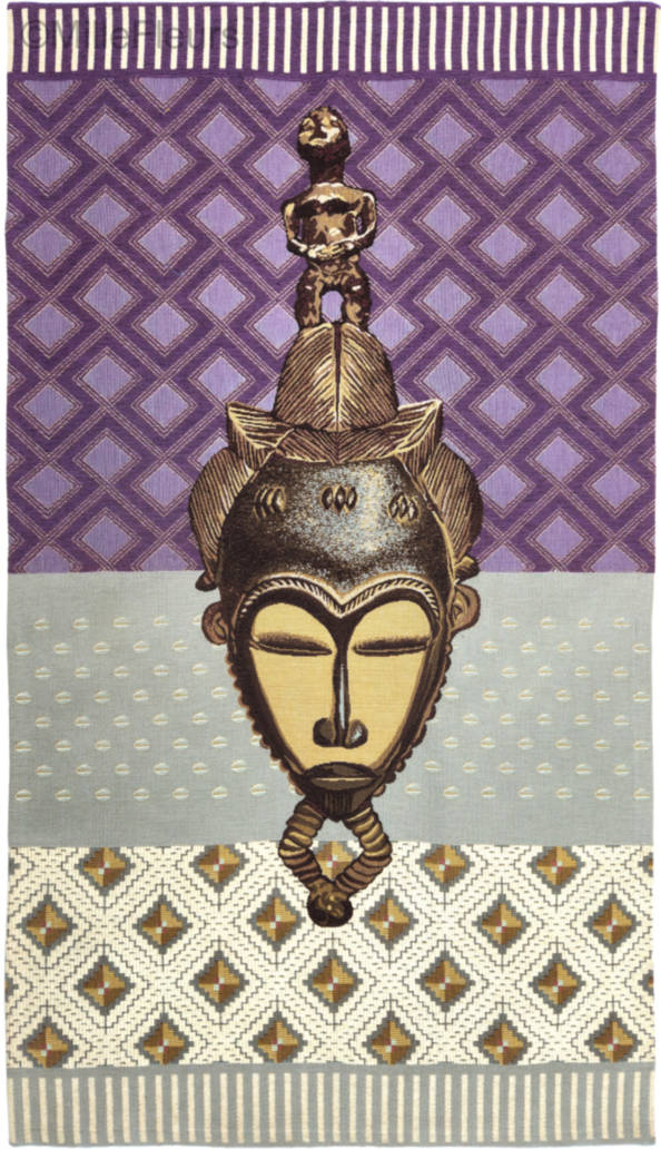Kasai Wall tapestries Contemporary Artwork - Mille Fleurs Tapestries