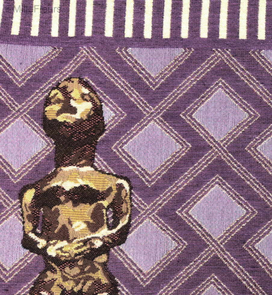 Kasai Wandtapijten Hedendaagse Kunstwerken - Mille Fleurs Tapestries