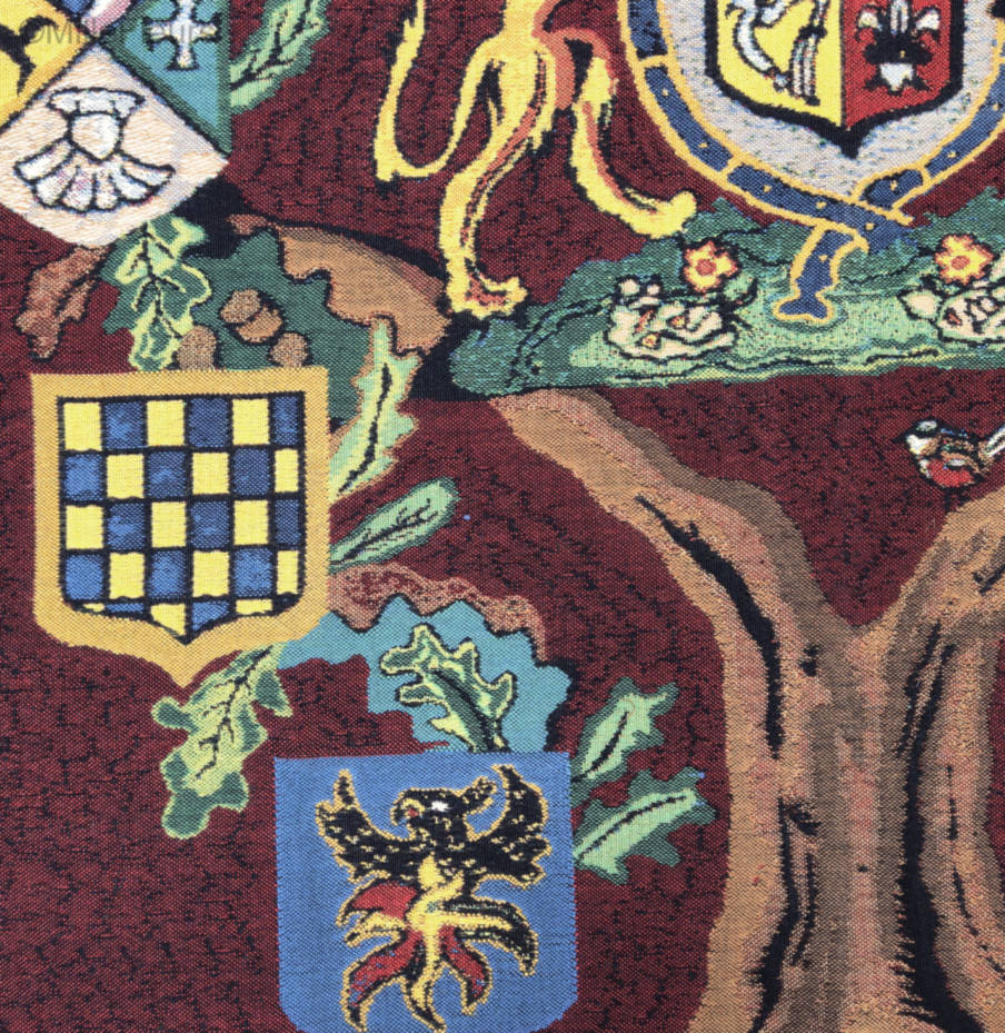 Escudo Real Tapices de pared Imperio y Neoclasicismo - Mille Fleurs Tapestries