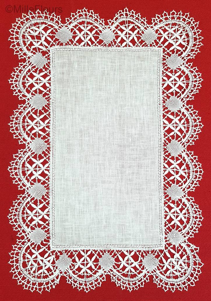 Rectangular Cluny Accessories Cluny Lace - Mille Fleurs Tapestries