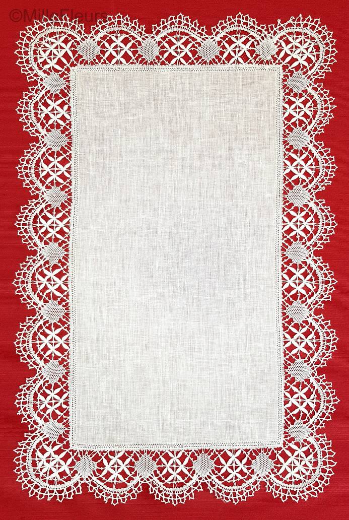 Rechthoek Cluny Accessoires Cluny Kantwerk - Mille Fleurs Tapestries