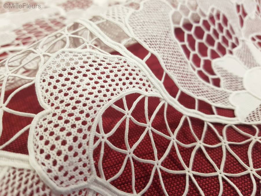 Round Tablecloth Accessories Lace point de Venise - Mille Fleurs Tapestries