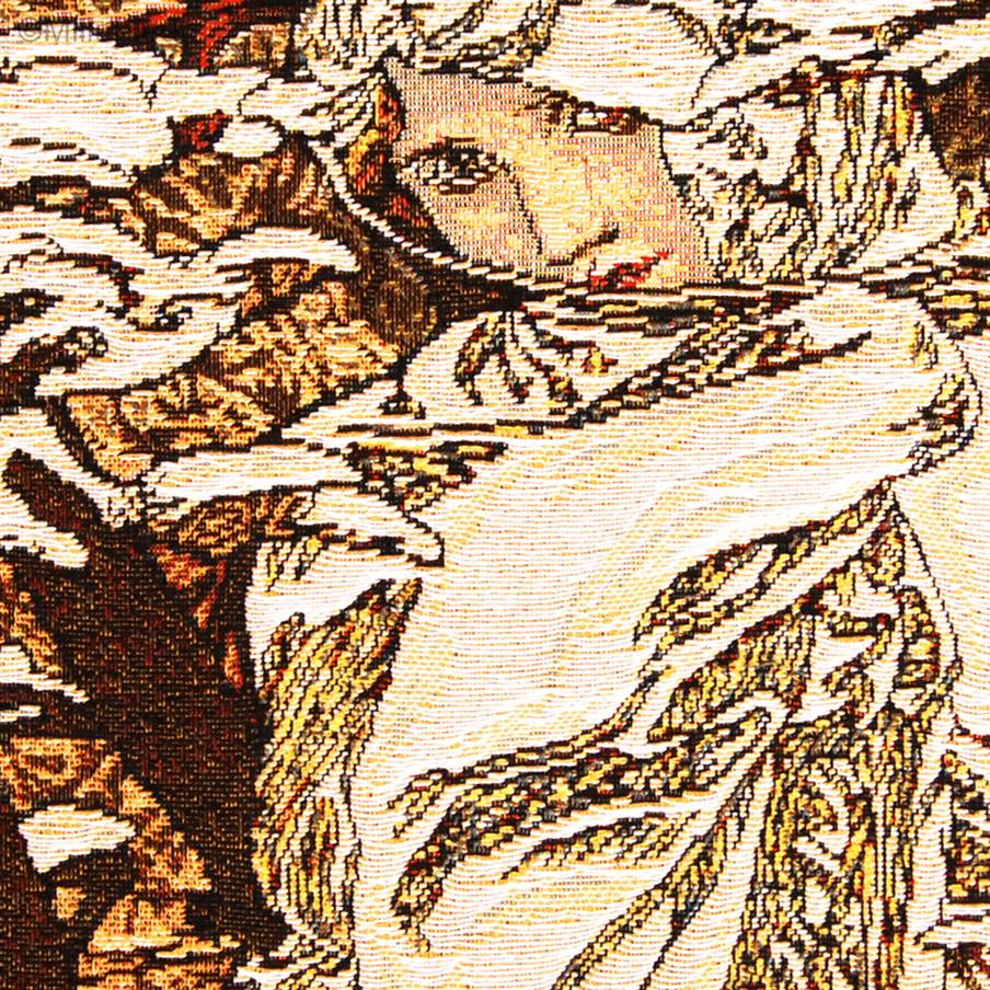 Invierno Fundas de cojín Alphonse Mucha - Mille Fleurs Tapestries