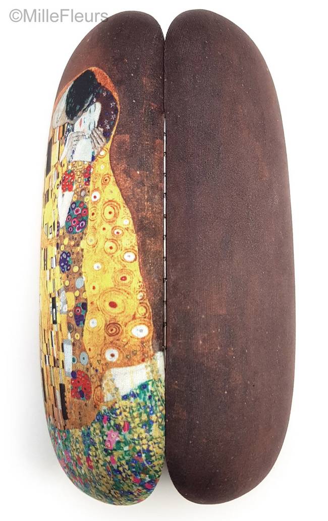 El Beso (Gustav Klimt) Accesorios Estuches para gafas - Mille Fleurs Tapestries