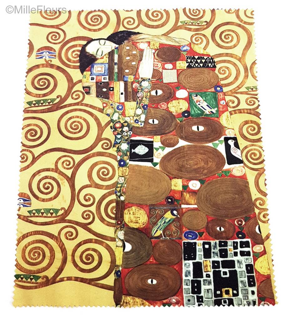 De Vervulling (Gustav Klimt) Accessoires Brillenkassen - Mille Fleurs Tapestries